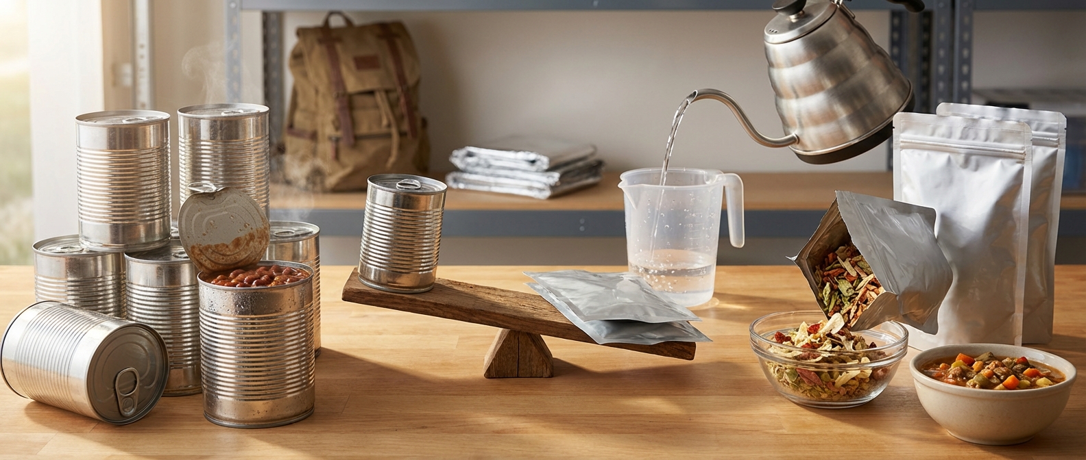 Canned vs. Freeze-Dried: The Ultimate Prepper Showdown