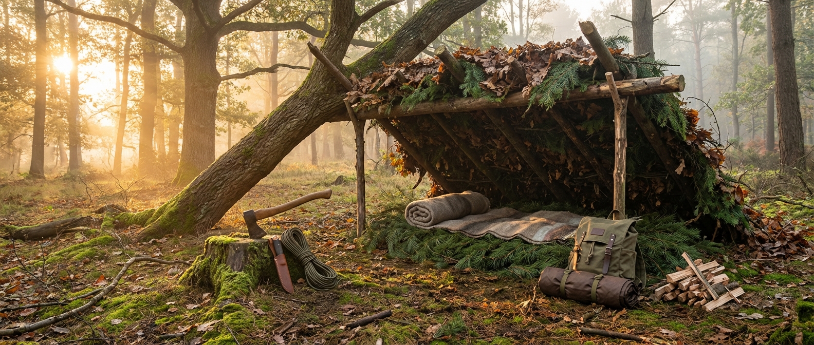 How to Build a Simple Lean-To Shelter