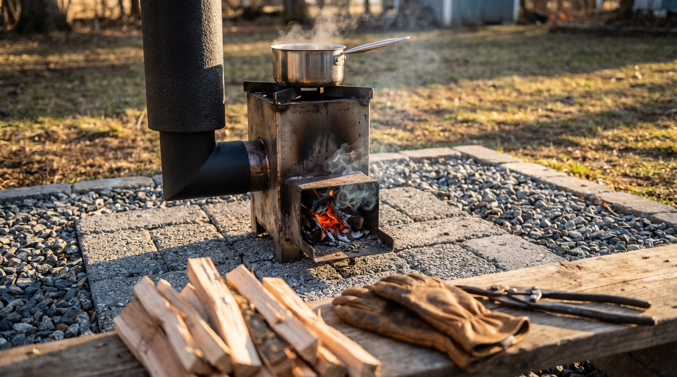 How to Make a DIY Rocket Stove for Efficient Cooking