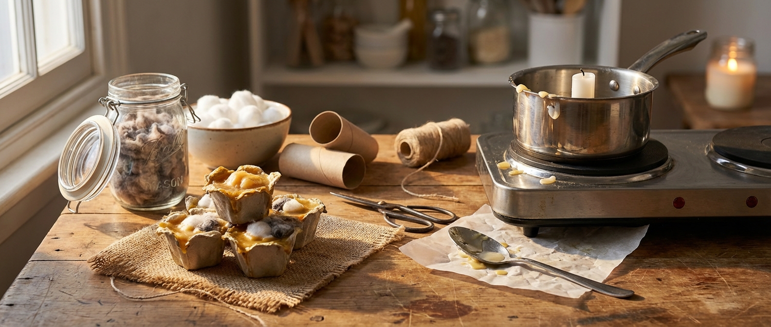 How to Make DIY Firestarters Using Household Items