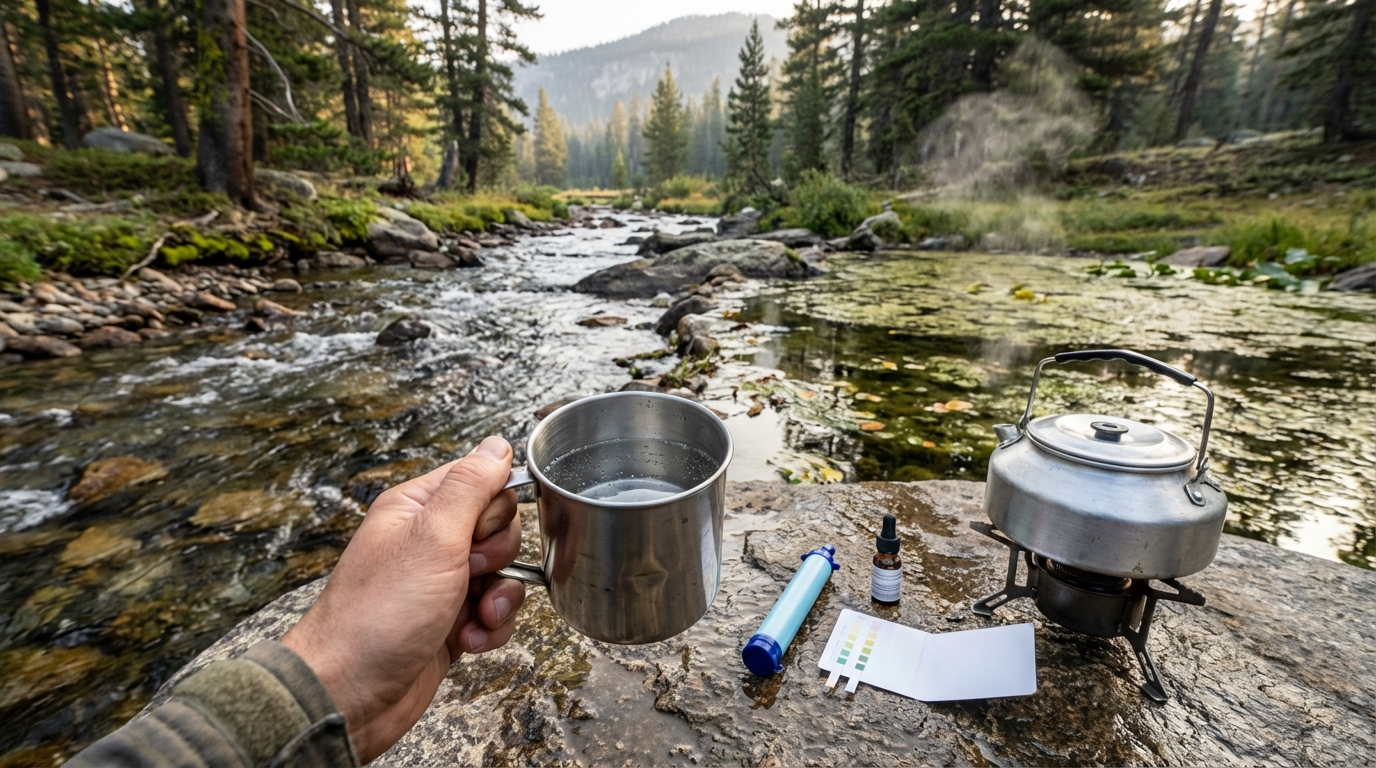 How to Identify Safe Drinking Water in the Wild
