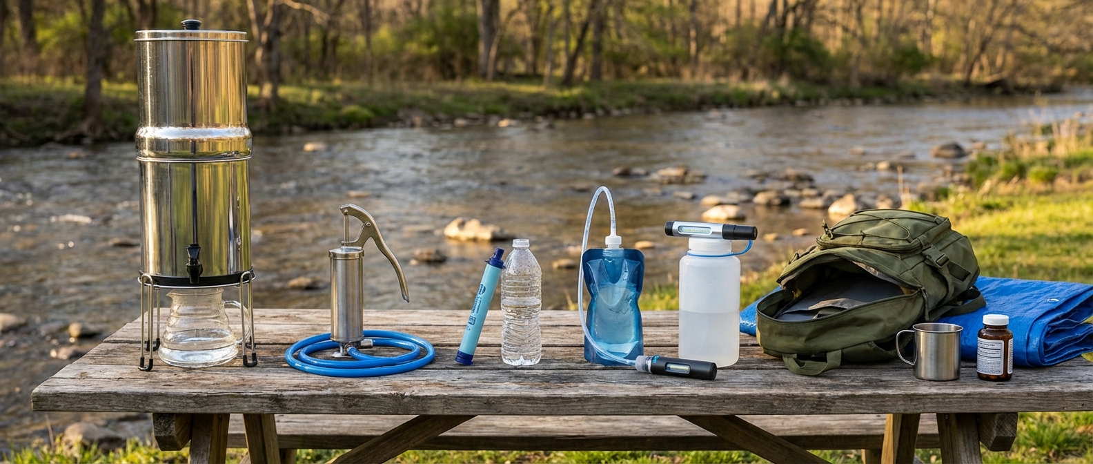 Top 5 Water Filtration Systems for New Preppers