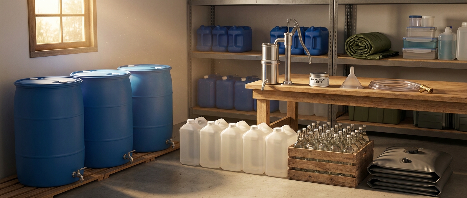 Water Storage 101: Keeping Your H2O Handy